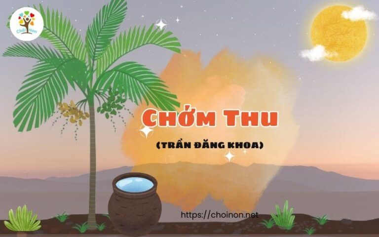 bai tho chom thu, bài thơ chớm thu