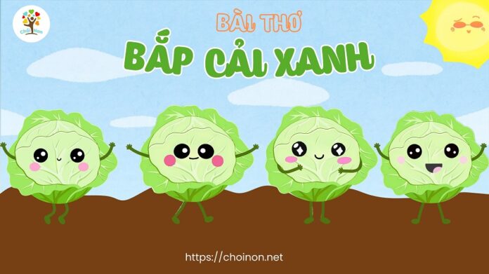 bai tho bap cai xanh, bài thơ bắp cải xanh