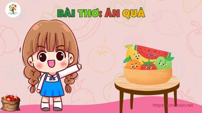 bai tho an qua, bài thơ ăn quả