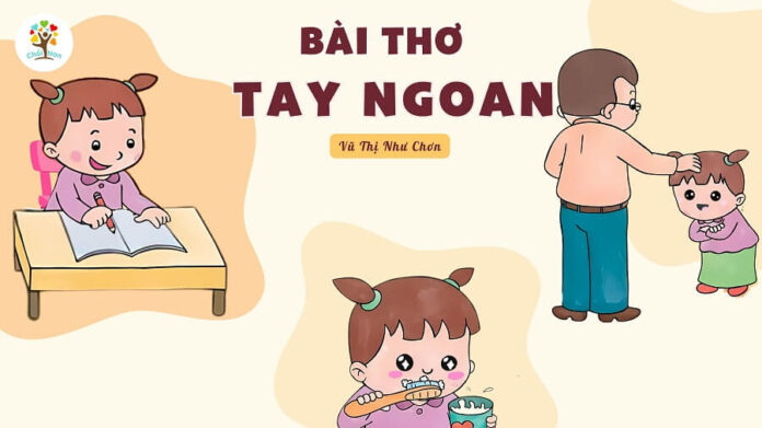 bai tho tay ngoan, bài thơ tay ngoan